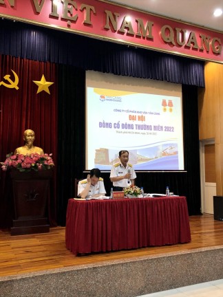 Công ty CP Kho Vận Tân Cảng (KVTC) tổ chức thành công đại hội đồng cổ đông thường niên 2022